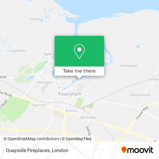 Quayside Fireplaces map