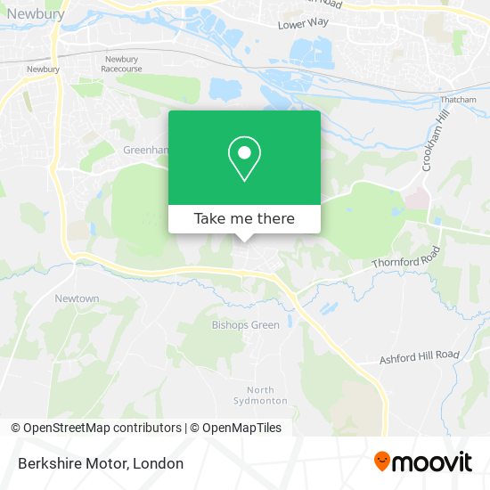 Berkshire Motor map