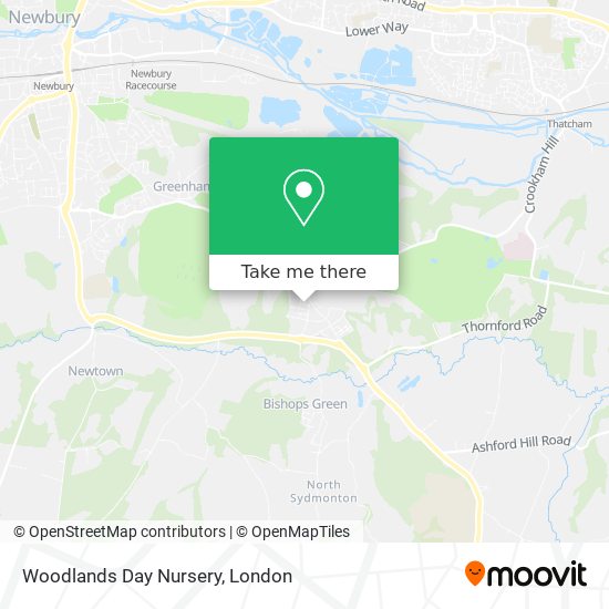 Woodlands Day Nursery map