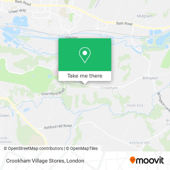 Crookham Village Stores map