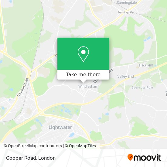 Cooper Road map