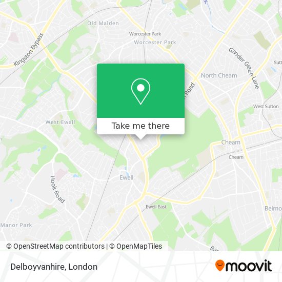 Delboyvanhire map