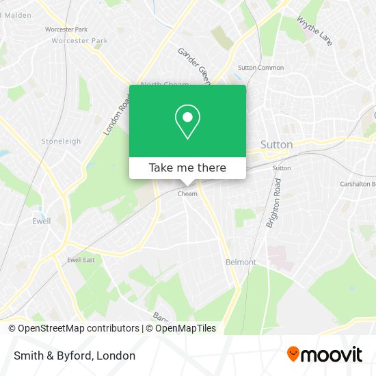 Smith & Byford map