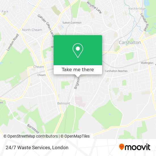 24/7 Waste Services map