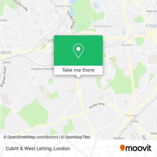 Cubitt & West Letting map