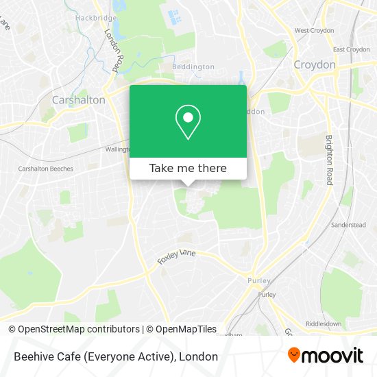 Beehive Cafe (Everyone Active) map