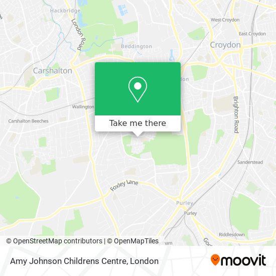 Amy Johnson Childrens Centre map