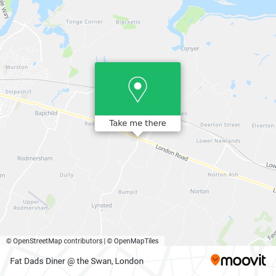Fat Dads Diner @ the Swan map