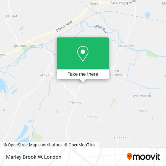 Marley Brook W map