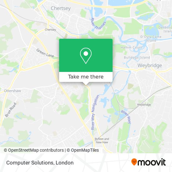 Computer Solutions map