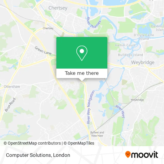 Computer Solutions map