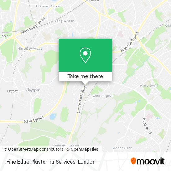 Fine Edge Plastering Services map