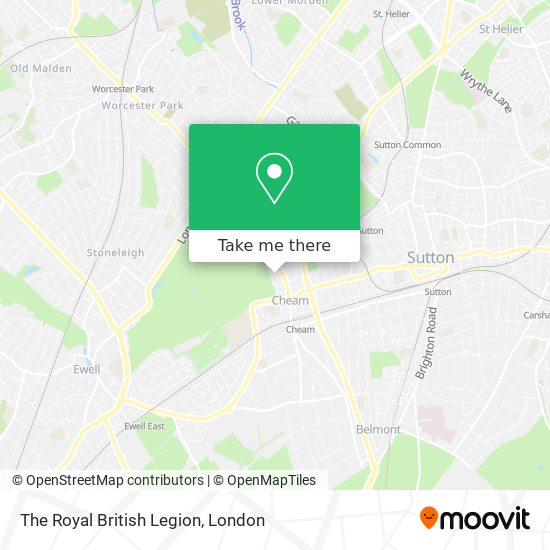 The Royal British Legion map