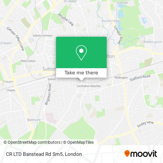 CR LTD Banstead Rd Sm5 map