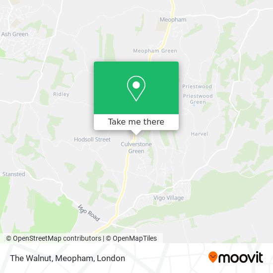 The Walnut, Meopham map