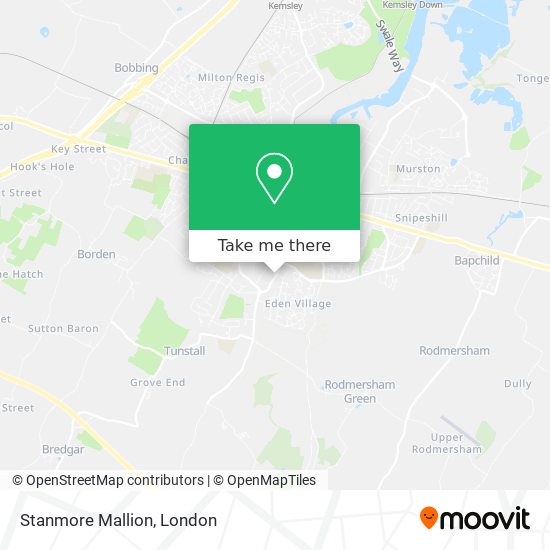 Stanmore Mallion map