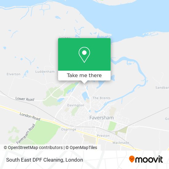South East DPF Cleaning map