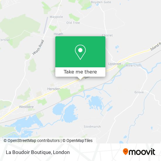 La Boudoir Boutique map