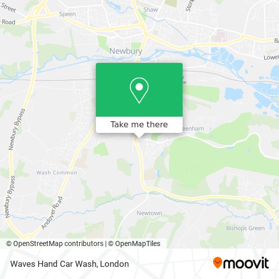 Waves Hand Car Wash map