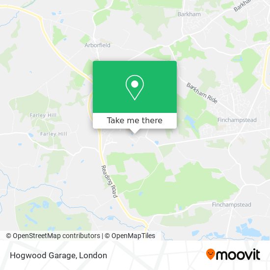 Hogwood Garage map
