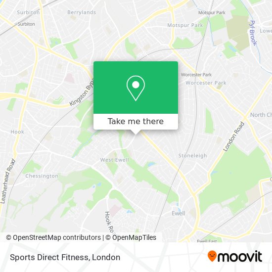 Sports Direct Fitness map