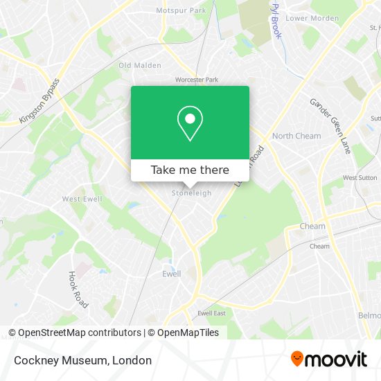 Cockney Museum map