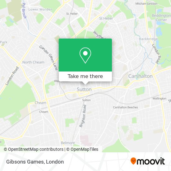 Gibsons Games map
