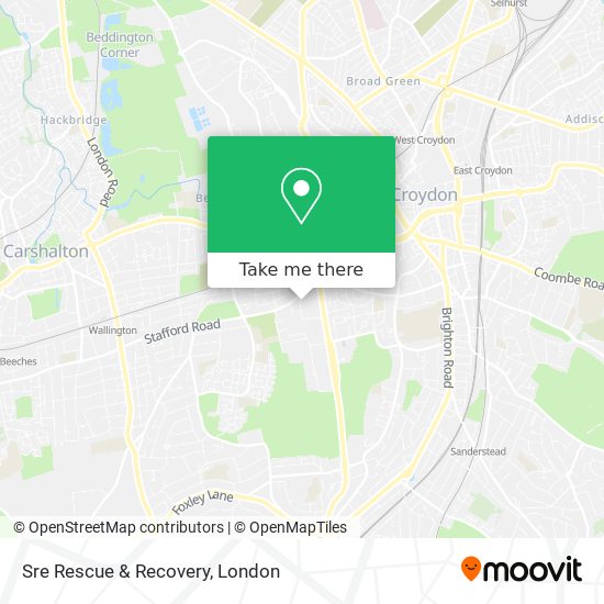 Sre Rescue & Recovery map