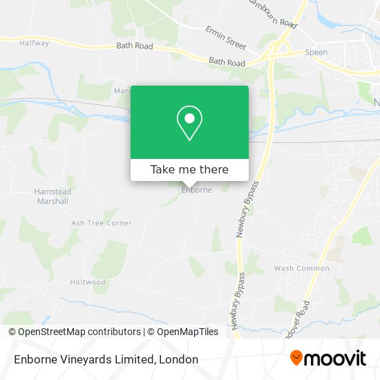 Enborne Vineyards Limited map