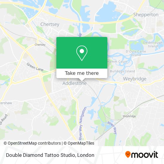 Double Diamond Tattoo Studio map