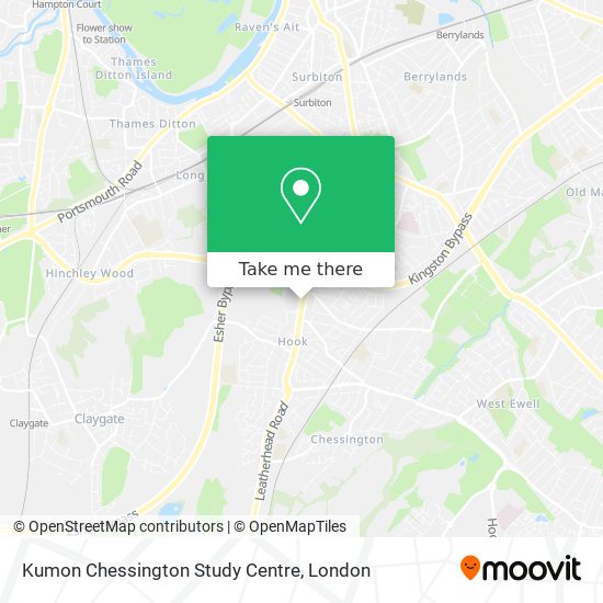 Kumon Chessington Study Centre map