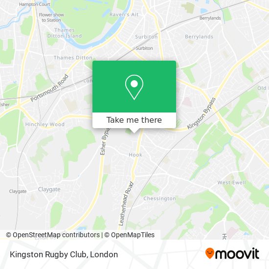 Kingston Rugby Club map