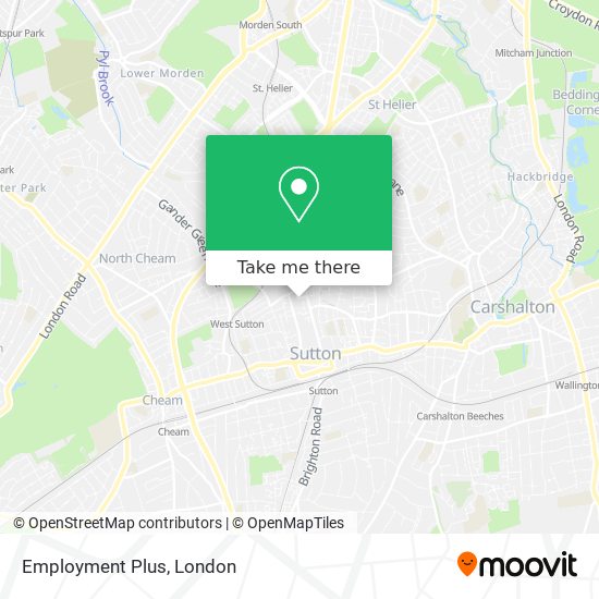 Employment Plus map