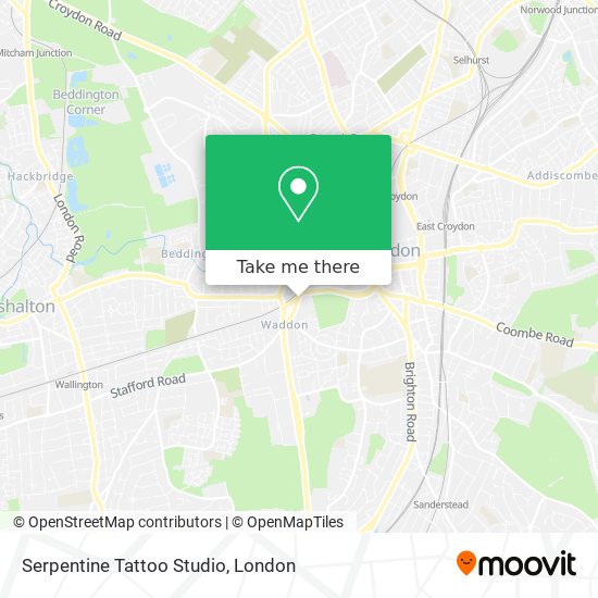 Serpentine Tattoo Studio map