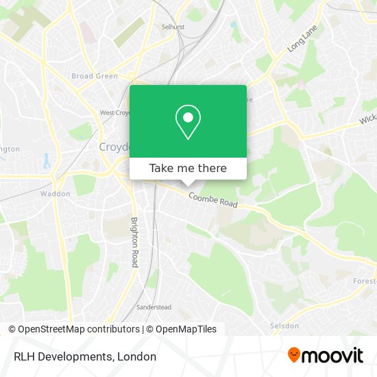 RLH Developments map