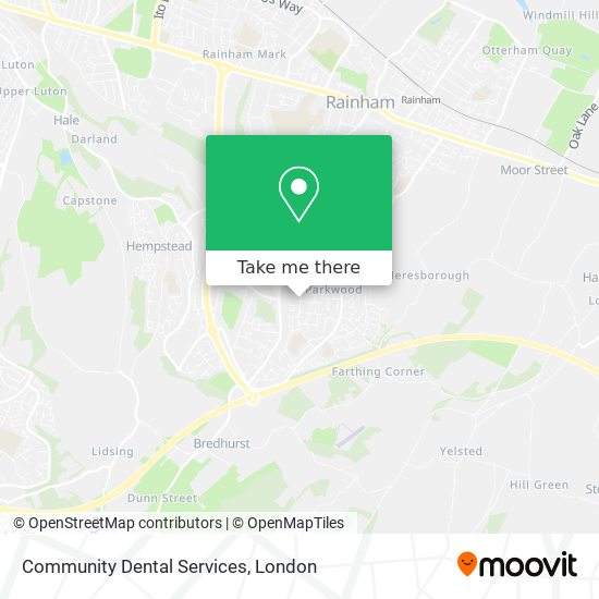 Community Dental Services map