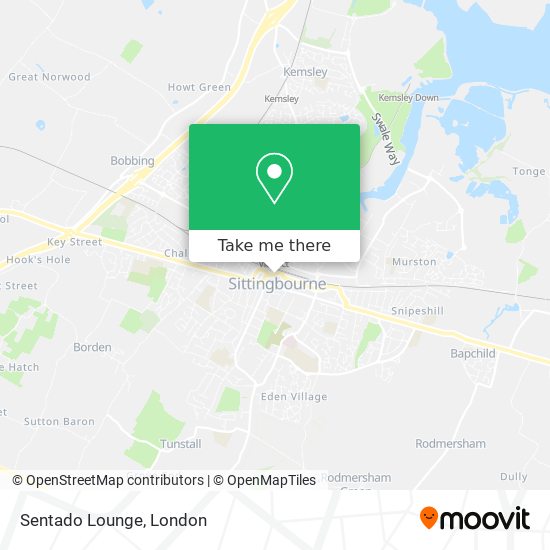 Sentado Lounge map