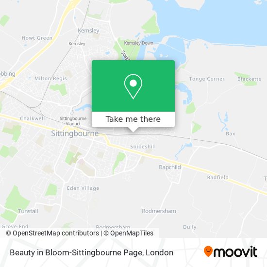 Beauty in Bloom-Sittingbourne Page map