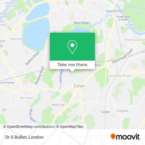 Dr S Bullen map