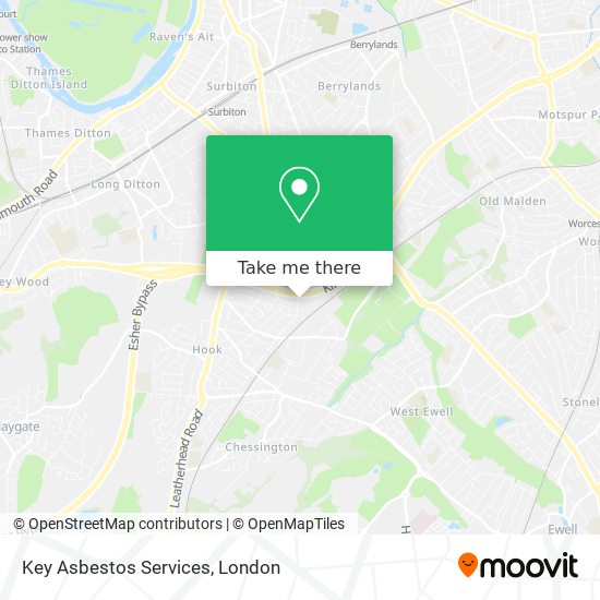 Key Asbestos Services map
