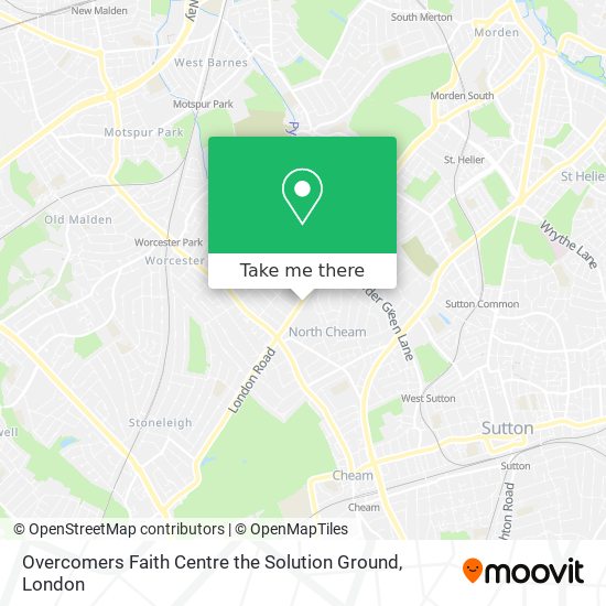 Overcomers Faith Centre the Solution Ground map