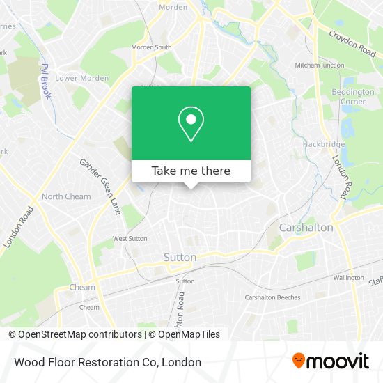 Wood Floor Restoration Co map