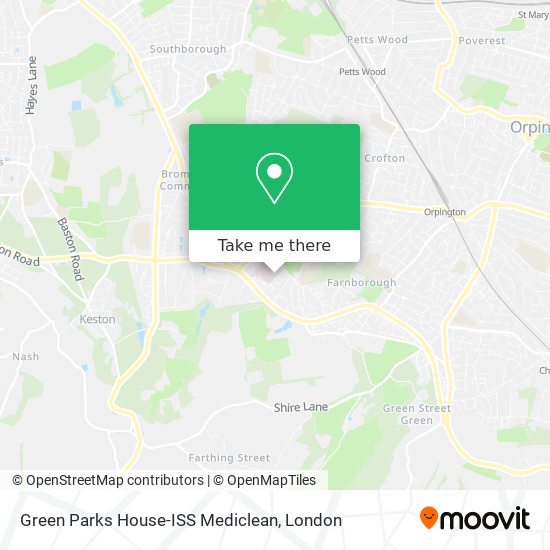 Green Parks House-ISS Mediclean map