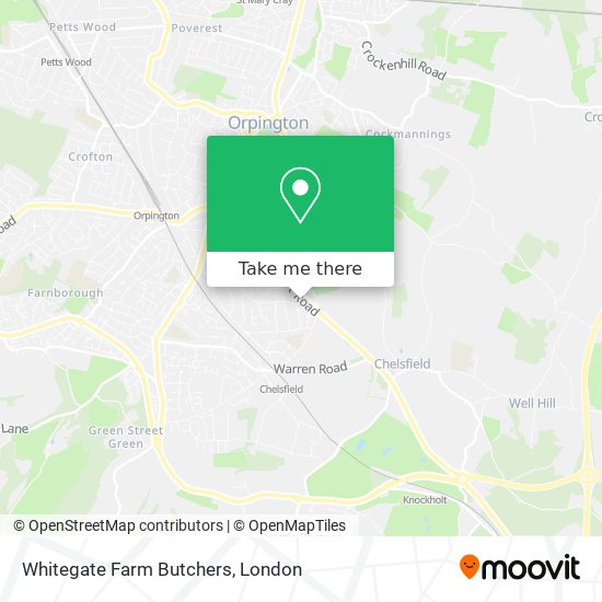 Whitegate Farm Butchers map