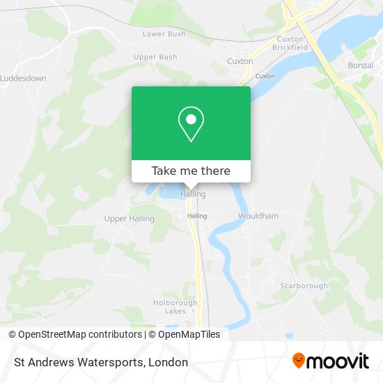 St Andrews Watersports map
