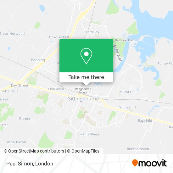 Paul Simon map