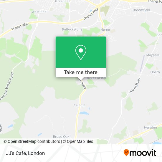 JJ's Cafe map