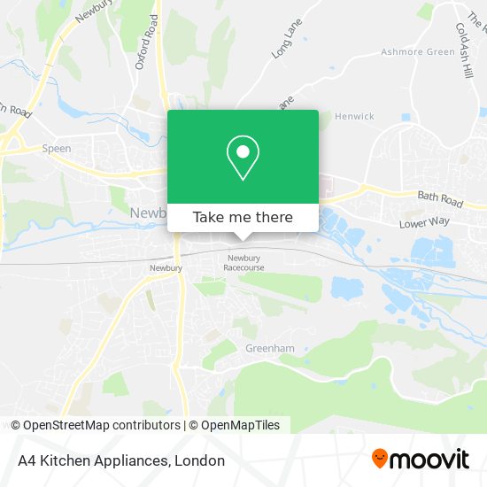 A4 Kitchen Appliances map