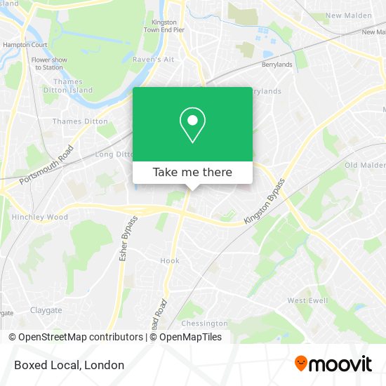 Boxed Local map