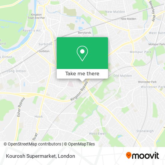 Kourosh Supermarket map